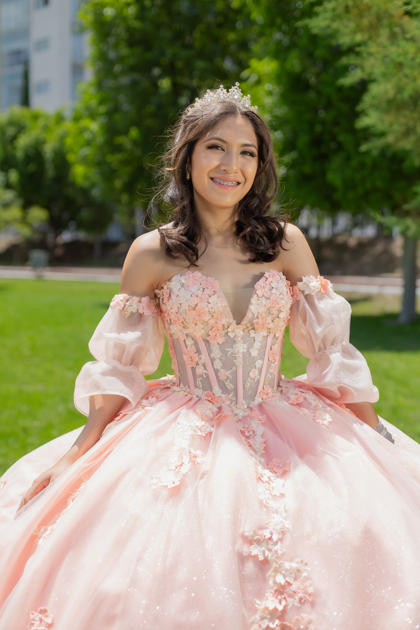 Quinceañera retrato